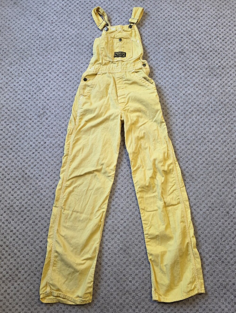 Vintage Washington Dee Cee Sanforized Yellow Women's Overalls